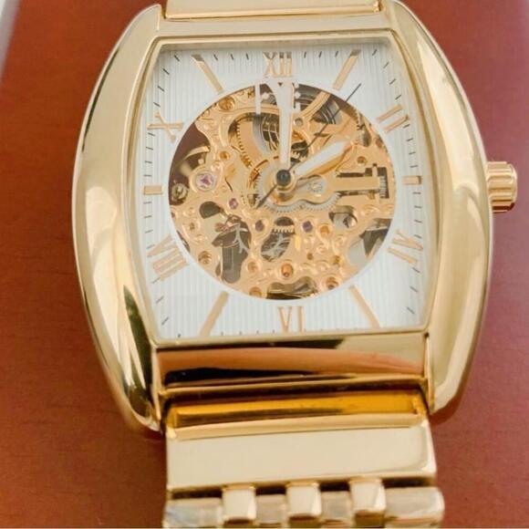Auguste Galan Mens Gold Watch - Picture 3 of 17